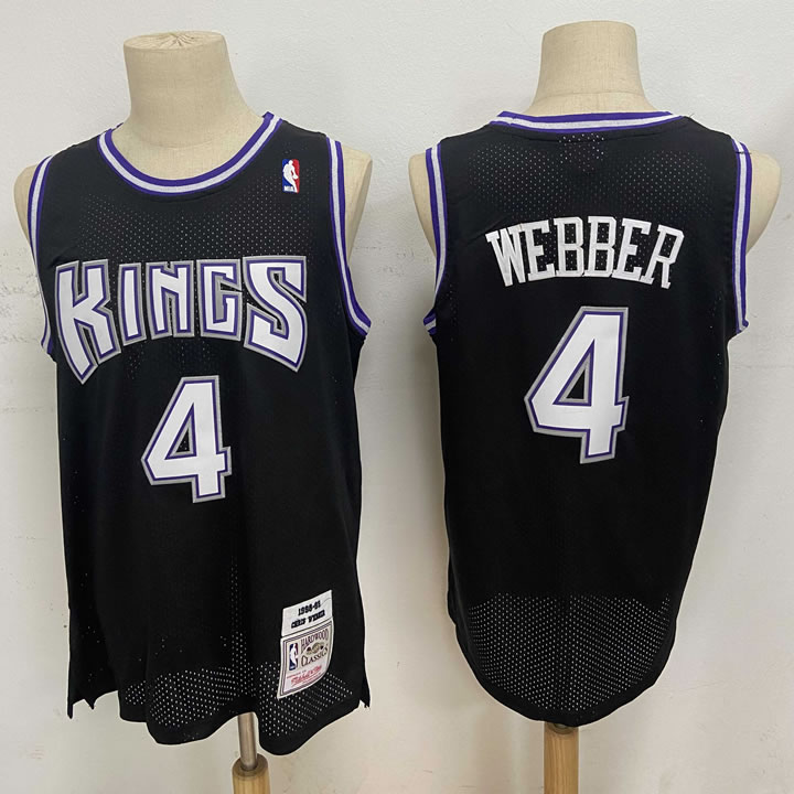 Kings 4 Chris Webber Black 1998-99 Hardwood Classics Jersey,We sell and wholesale Kings 4 Chris Webber Black 1998-99 Hardwood Classics Jersey on line form chian!